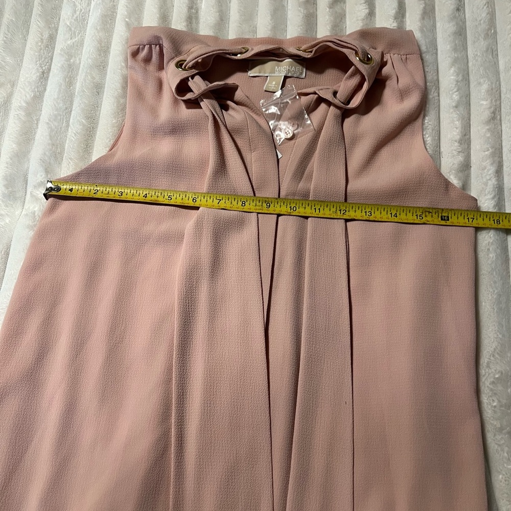 Michael Kors Elegant Pink Sleeveless Dress - Picture 5 of 6